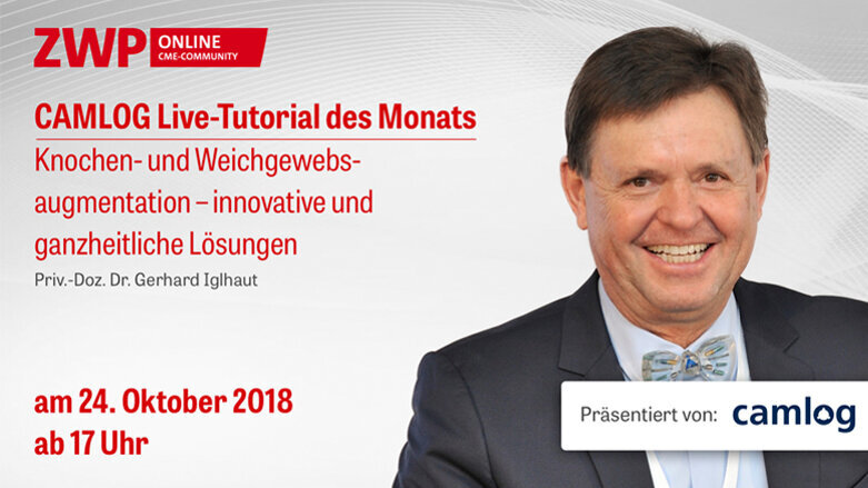 CAMLOG Live-Tutorial mit Priv.-Doz. Dr. Iglhaut am 24. Oktober