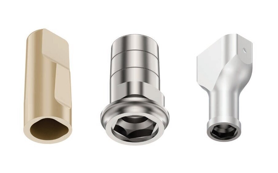 Fig. 7 - Ti Base, Scanmarker per Ti Base, Scanmarker per fixture.