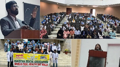KMDC holds moot, filter clinic to raise oral health awareness