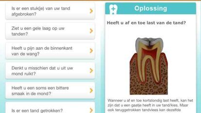 Tandarts krijgt versterking van app