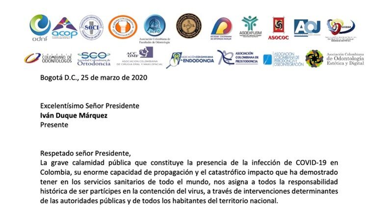 Carta al Presidente de Colombia