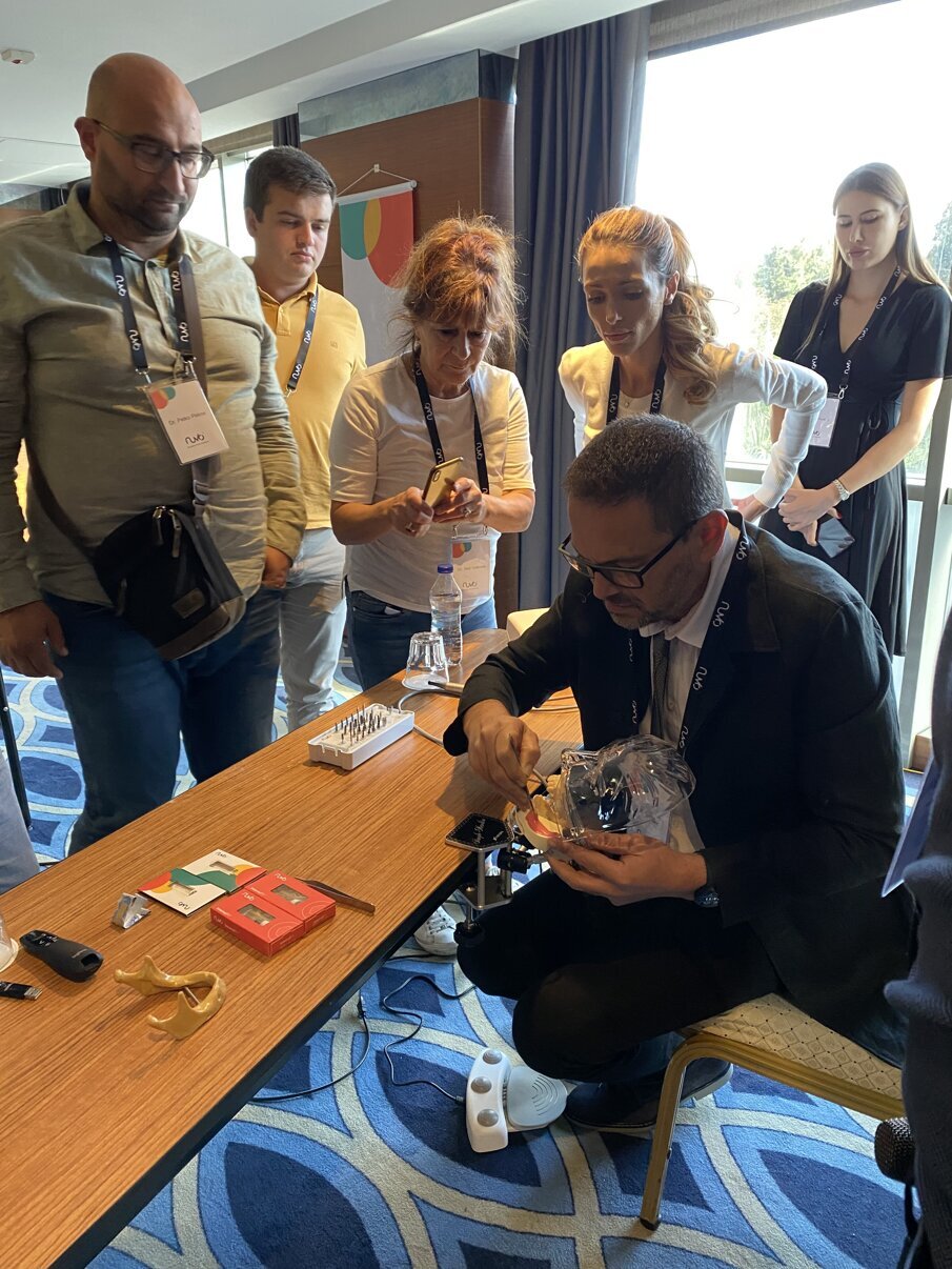 Demonstration during the hands-on course