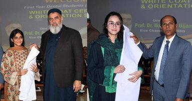 LUMHS inducts new BDS students in white coat ceremony at Jamshoro