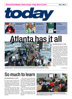 today Hinman Dental Meeting Atlanta March 18, 2016
