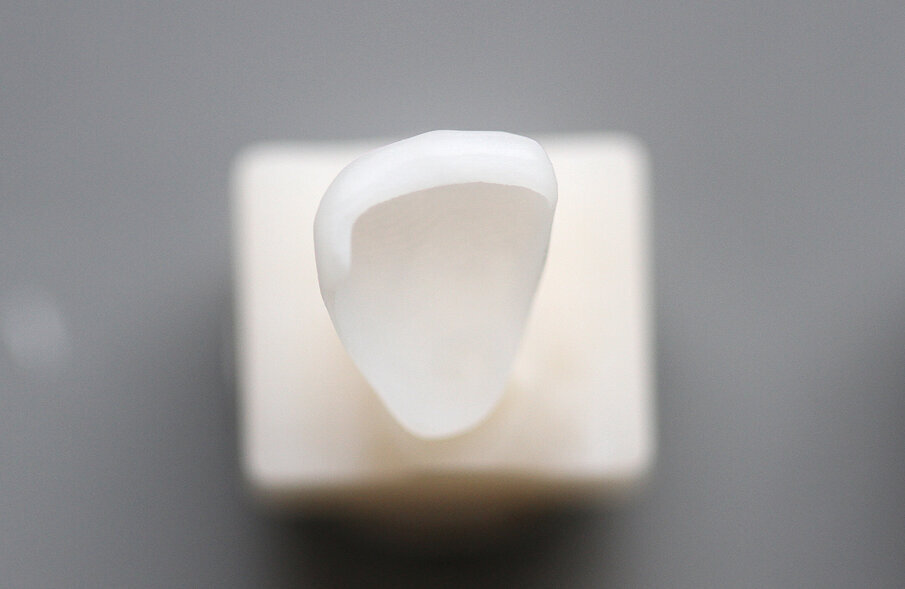 Fig. 9: Milled veneer in detail.