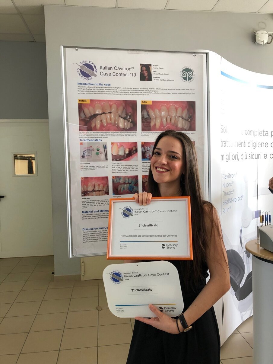 Federica Caputo dell’Università degli Studi dell’Insubria (© Dentsply Sirona).