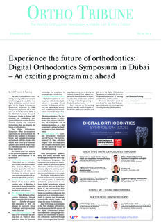 Ortho Tribune Middle East & Africa No. 4, 2024