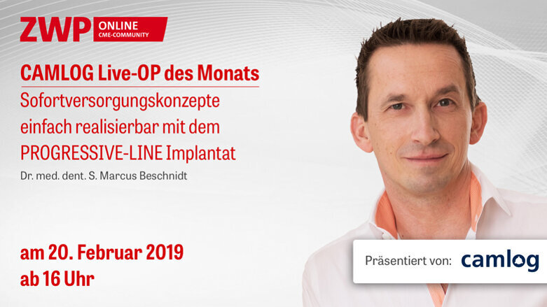 CAMLOG Live-OP am 20. Februar zu Sofortversorgungskonzepten