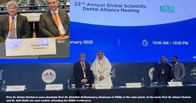 Prof. Arham Chohan, Dr. Abid Malik represent Pakistan at GSDA Dubai Conference