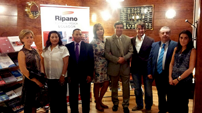 Ripano inaugurará una nueva delegación en Ecuador