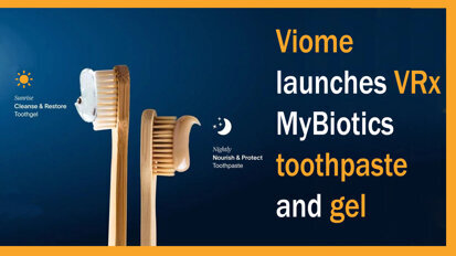 Viome launches VRx MyBiotics toothpaste and gel