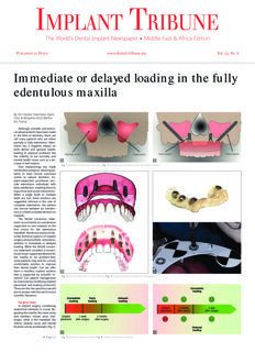 Implant Tribune Middle East & Africa No. 6, 2023