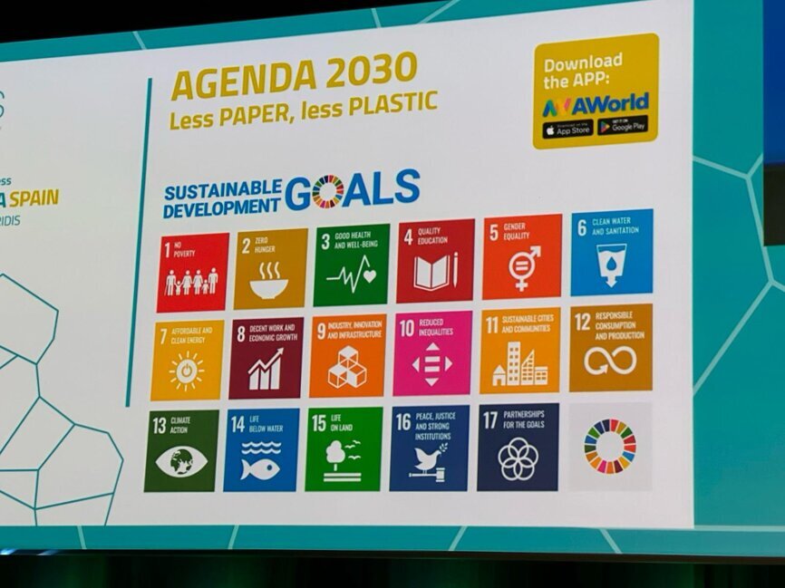 The AWorld App, developed by the United Nations, aims to inspire and support individuals in embracing a sustainable lifestyle. (Image: Dental Tribune International)