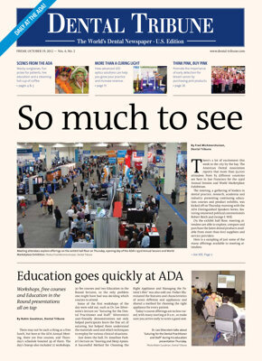 today daily ADA Annual Session San Francisco Oct. 19, 2012