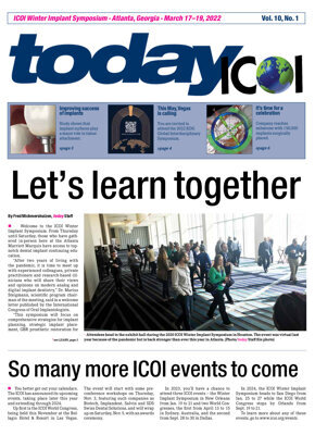 today ICOI Winter Implant Symposium Atlanta, March 17–19, 2022
