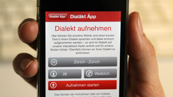 Dialäkt Äpp verrät woher wir kommen
