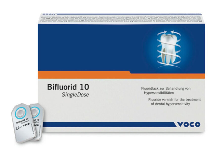 Figura 16. Bifluorid 10 para fluorización en consultorio.
