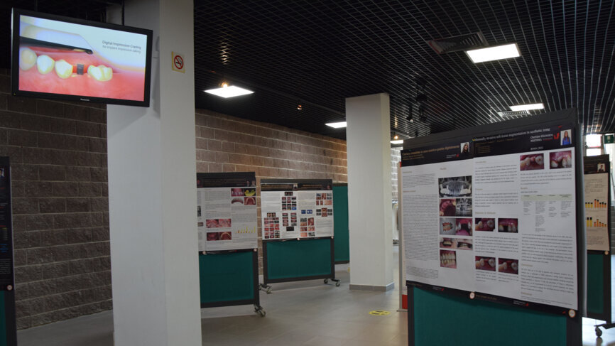 In addition to lectures, a live surgery and oral competitions, the 2022 Osstem-Hiossen Meeting in Europe also featured a competitive poster competition with research submitted from the world over. (Image: Dental Tribune International)