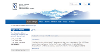 Was Sie schon immer über Ihre KZV wissen wollten…