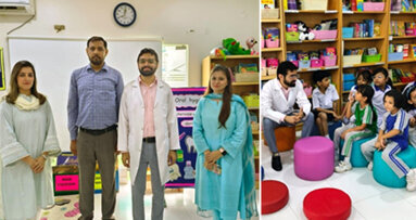 BUDC team holds oral health awareness session for school kids