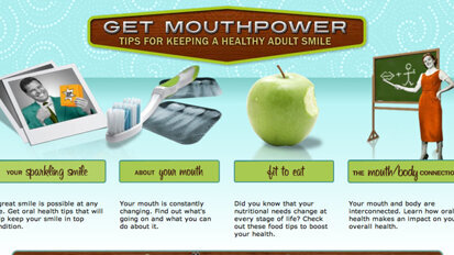 New website offers tips for keeping a healthy adult smile