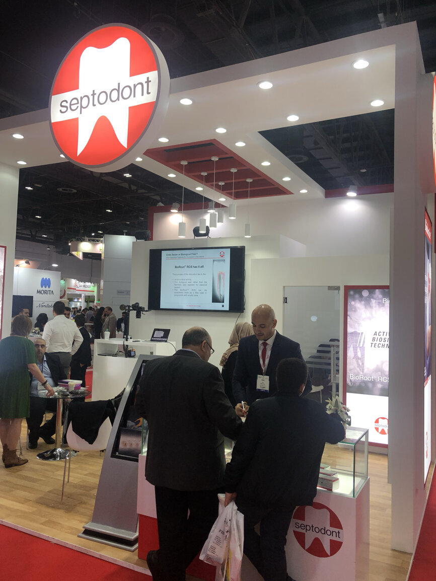 Septodont booth at AEEDC Dubai 2019 (Photograph: DTI)