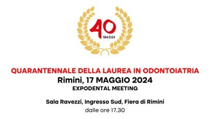 I 40 anni dei primi laureati in Odontoiatria
