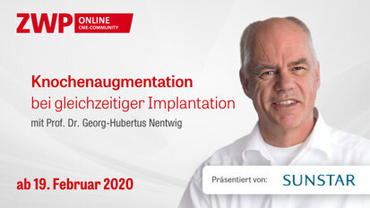 Sunstar OP: Knochenaugmentation bei gleichzeitiger Implantation