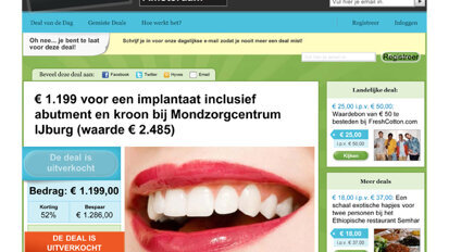 Implantaat-behandelingen voor een dumpprijs
