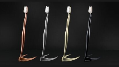 Une société allemande introduit une brosse à dents de luxe, disponible à partir de 3 200 euros