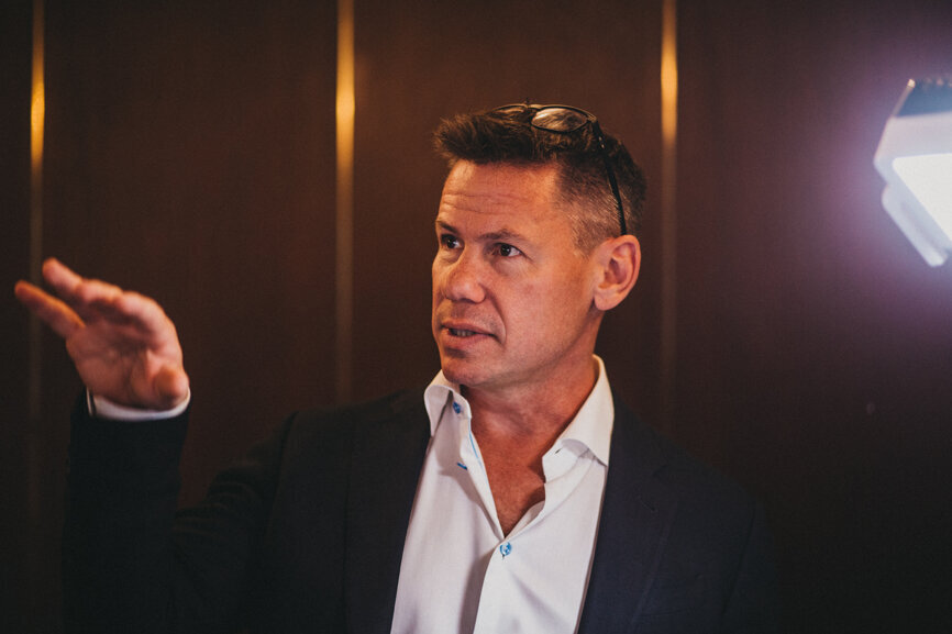 Jason Pardo, Global Vice President of Sales and Marketing at ClaroNav (Photograph: Robert Strehler)
