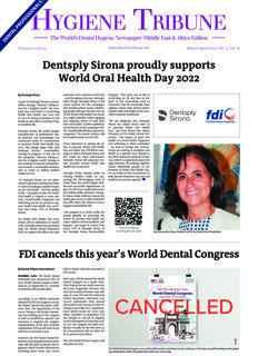 Hygiene Tribune Middle East & Africa No. 2, 2022