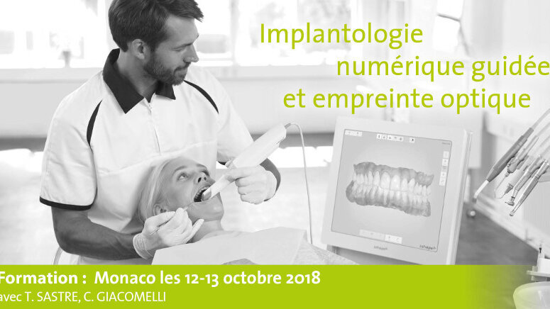 Implantologie numérique guidée et empreinte optique