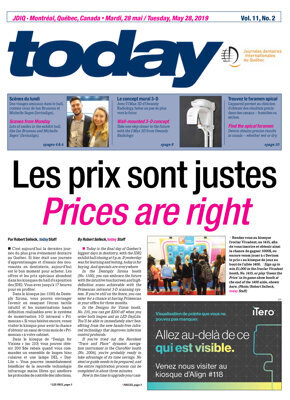 today JDIQ Montréal May 28, 2019
