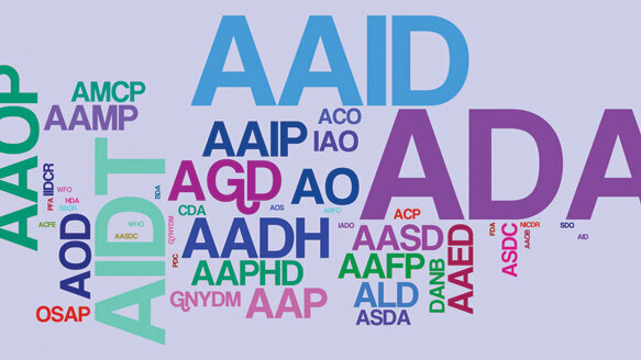 Alphabet soup: What color is your dental sector?