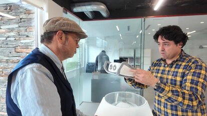 Video 23entrevista con Adrián Hernández realizada en el centro de formación y showroom de la empresa.