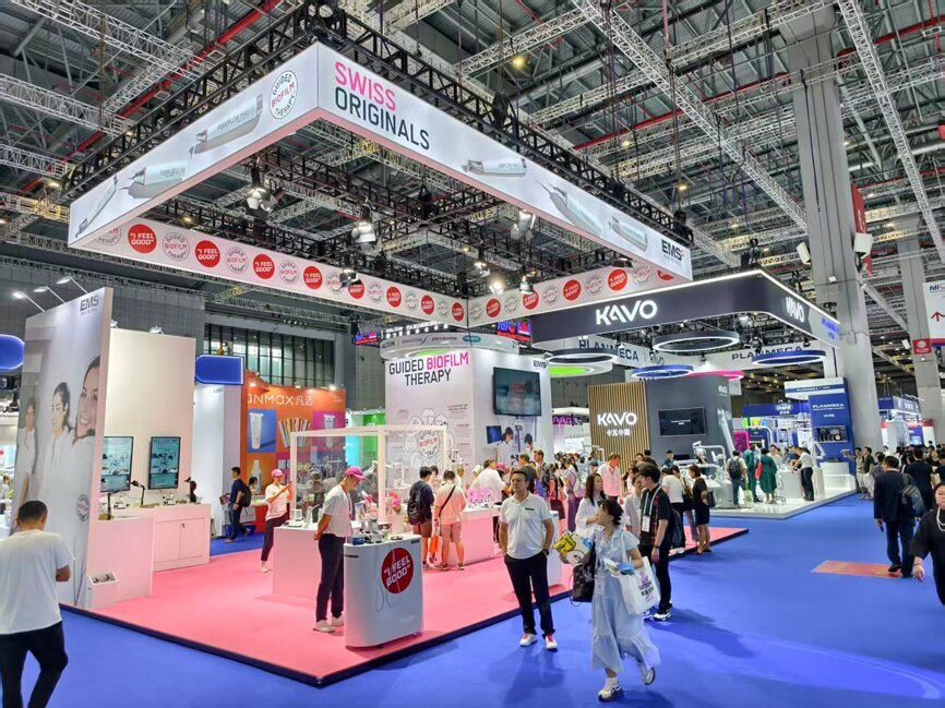 EMS booth. 