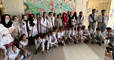 Liaquat College of Medicine & Dentistry conducts community oral health outreach for special needs children