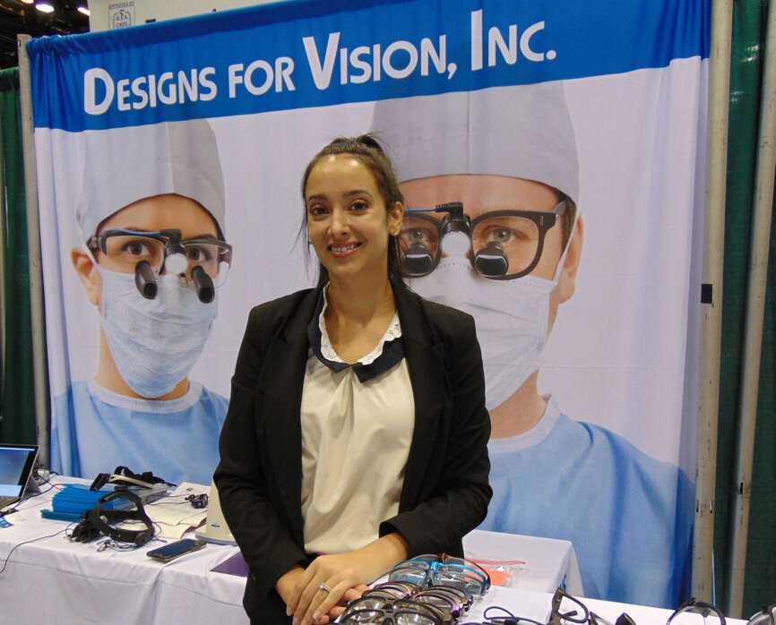Kristen Hayes of Designs for Vision. (Photo by Fred Michmershuizen/Dental Tribune USA)