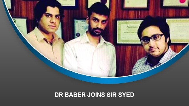 Dr Baber Joins Sir Syed