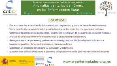 Congreso sobre anomalías dentarias y enfermedades raras