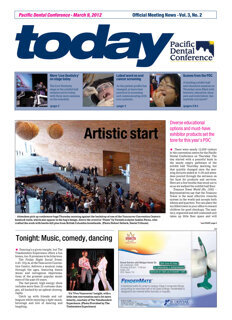today Pacific Dental Conference Vancouver, 9 March 2012