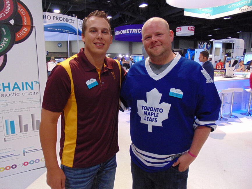 Michael Liebrock, left, and Tom Fraser of Rocky Mountain Orthodontics.