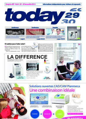 today Congrès ADF Paris Nov. 29, 2013