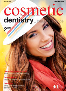 cosmetic dentistry international No. 2, 2015