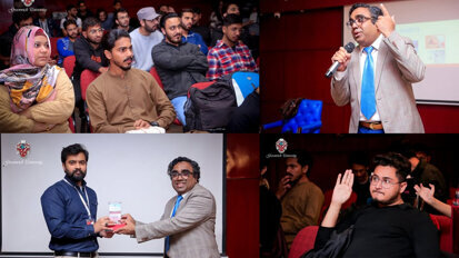 Dr. Mustafa Tahir conducts dental health awareness session at Greenwich University