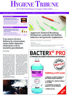 Hygiene Tribune Italy No. 1, 2022