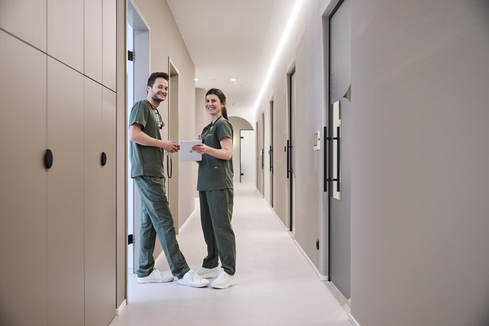Dr Thomas Martensen runs a practice together with his wife, dentist Dr Corinna Martensen.