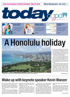 today American Academy of Pediatric Dentistry Honolulu May 25, 2018