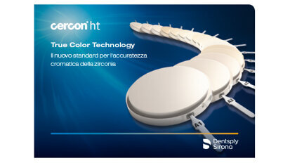 Cercon ht True Color Technology. Il nuovo standard per l'accuratezza cromatica della zirconia